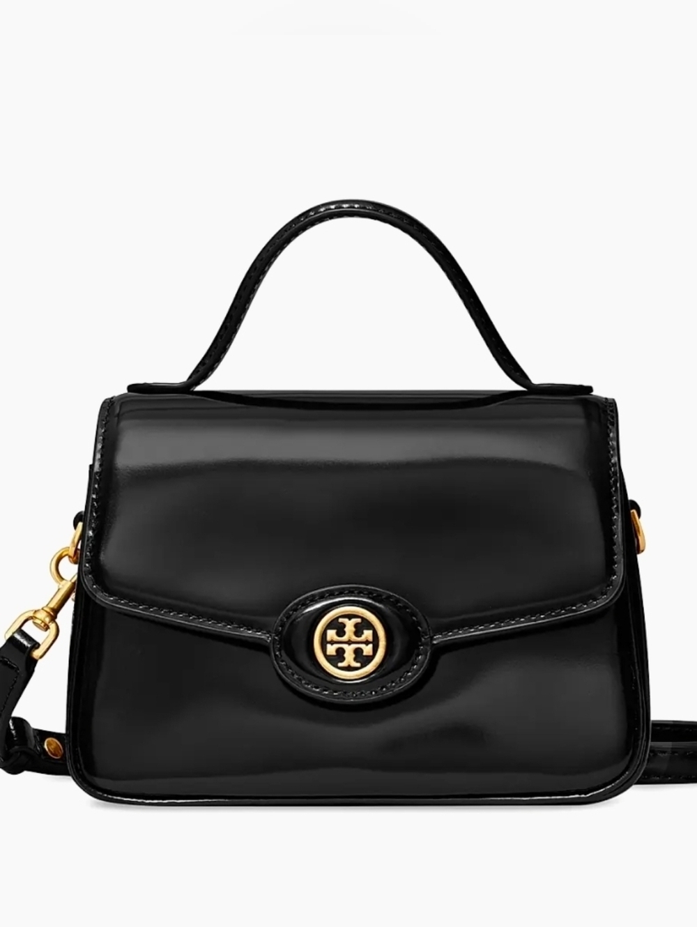 Tory Burch Small Robinson Leather Top Handle Bag